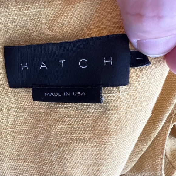 Hatch Jenna Linen Yellow Maternity Sundress size Small - Picture 4 of 6